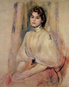 皮埃爾 奧古斯特 雷諾阿 Seated Young Woman 皮埃爾 奧古斯特 雷諾阿 Seated Young Woman